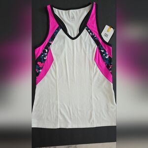 NWT Tail Tank Top Women’s Size Small Multicolor Racerback V-Neck, Gym, Athletic